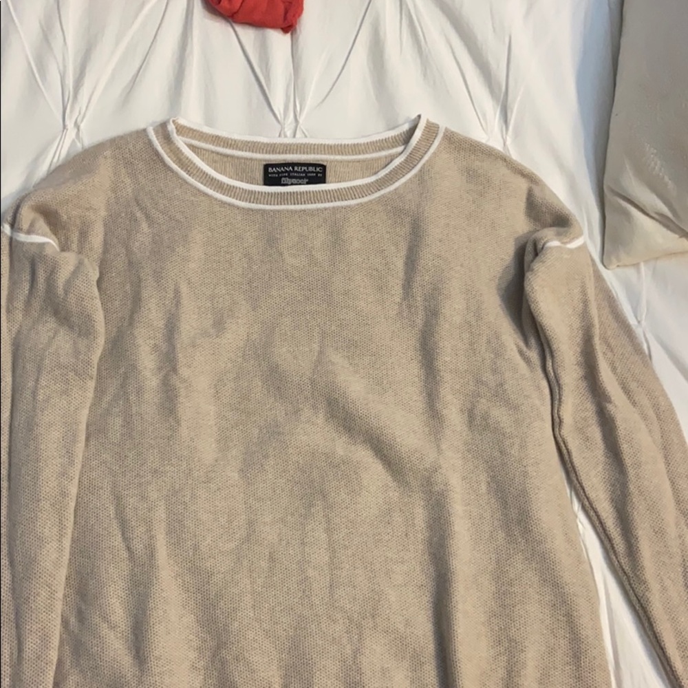 Banana Republic Italian Wool Crew Sweater